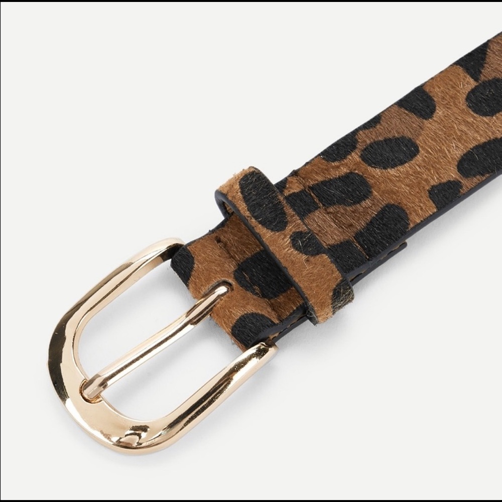 [leopard] Faux Fur Chic Belt - Picture 3 of 5